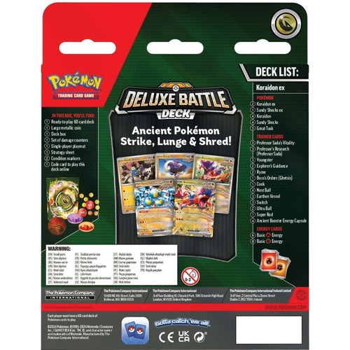 POKÉMON TCG Koraidon ex Deluxe Battle Deck - PokéBox Australia
