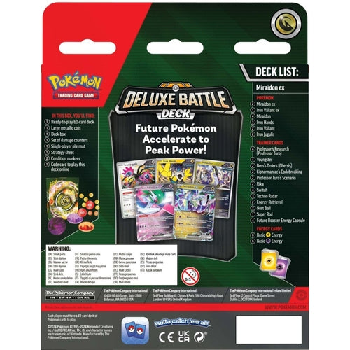 POKÉMON TCG Miraidon ex Deluxe Battle Deck - PokéBox Australia