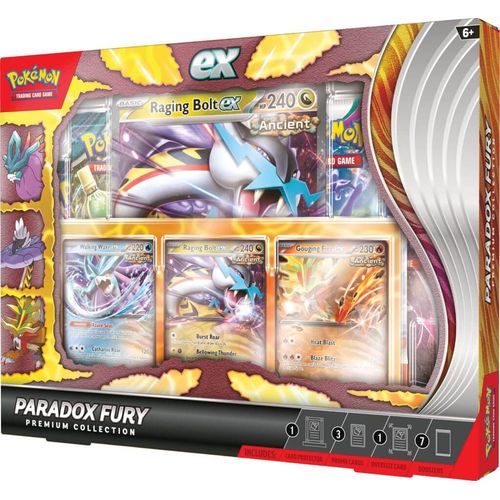 POKÉMON TCG - Paradox Fury Premium Collection - PokéBox Australia