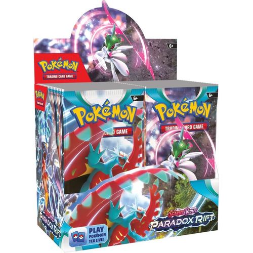 POKÉMON TCG Scarlet & Violet 4: Paradox Rift X6 Booster Box (SEALED CASE) - PokéBox Australia