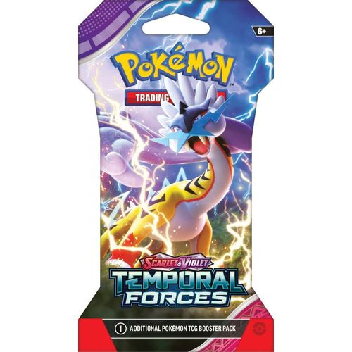 POKÉMON TCG Scarlet & Violet 5: Temporal Forces Blister Pack - PokéBox Australia