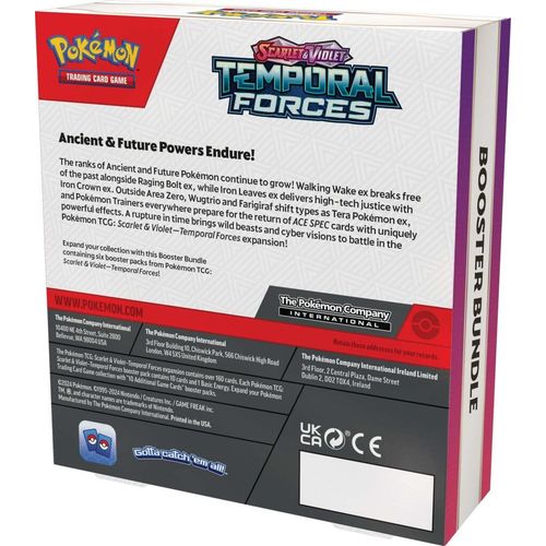 POKÉMON TCG Scarlet & Violet 5: Temporal Forces Booster Bundle - PokéBox Australia