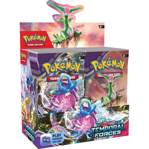 POKÉMON TCG Scarlet & Violet 5: Temporal Forces Sealed Case 6x Booster Box - PokéBox Australia