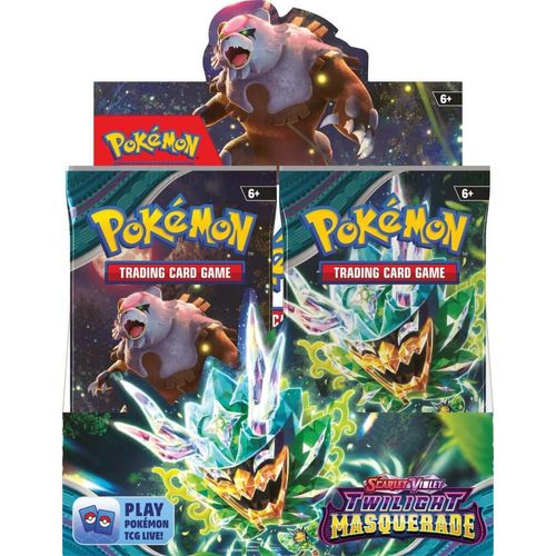 POKÉMON TCG Scarlet & Violet 6: Twilight Masquerade Booster Box - PokéBox Australia