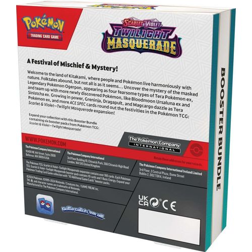 POKÉMON TCG Scarlet & Violet 6: Twilight Masquerade Booster Bundle - PokéBox Australia