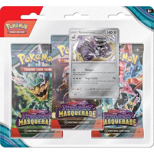 POKÉMON TCG Scarlet & Violet 6: Twilight Masquerade Three Booster Blister - PokéBox Australia