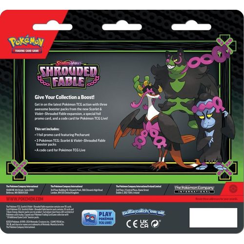 POKÉMON TCG Scarlet & Violet 6.5: Shrouded Fable 3 Pack Blister - PokéBox Australia
