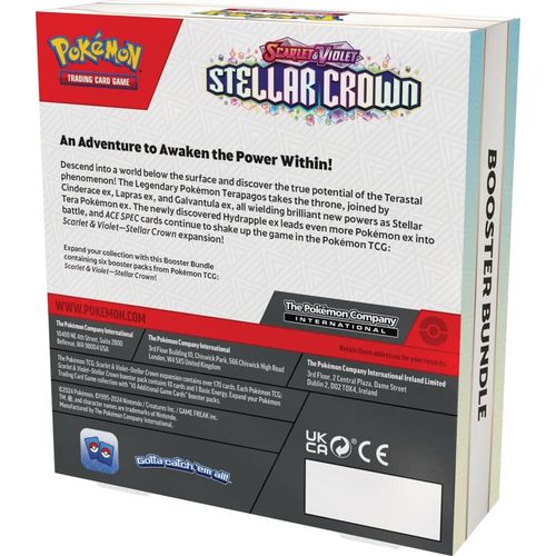 POKÉMON TCG Scarlet & Violet 7: Stellar Crown Booster Bundle - PokéBox Australia