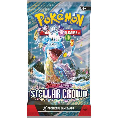 POKÉMON TCG Scarlet & Violet 7: Stellar Crown Sealed Case 6x Booster Box - PokéBox Australia