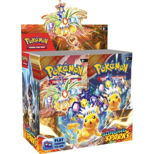 POKÉMON TCG Scarlet & Violet 8: Surging Sparks Sealed Case 6x Booster Box - PokéBox Australia