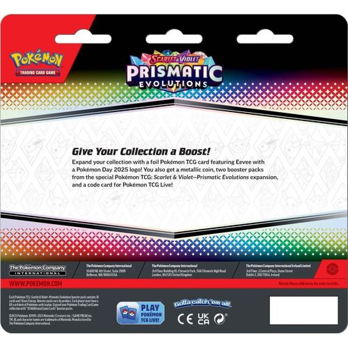 POKÉMON TCG Scarlet & Violet 8.5: Prismatic Evolutions 2 - PK Blister - PokéBox Australia