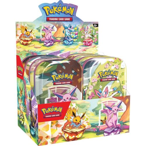 POKÉMON TCG Scarlet & Violet 8.5: Prismatic Evolutions Mini Tin - PokéBox Australia