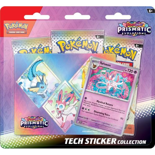POKÉMON TCG Scarlet & Violet 8.5: Prismatic Evolutions Tech Sticker Collection - PokéBox Australia