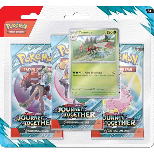 POKÉMON TCG Scarlet & Violet 9: Journey Together Three Booster Blister - PokéBox Australia