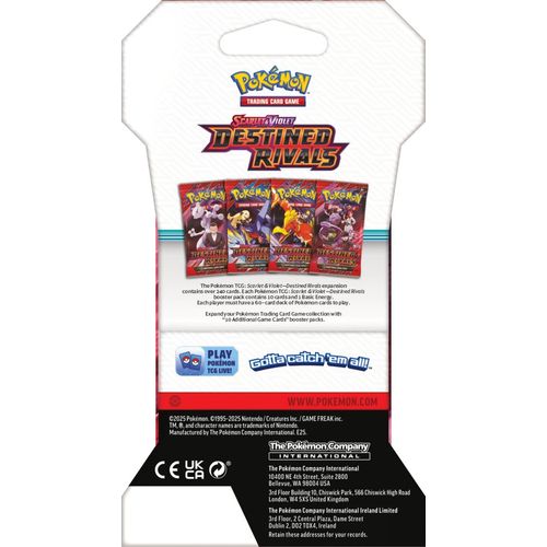 POKÉMON TCG Scarlet & Violet: Destined Rivals Blister Pack - PokéBox Australia
