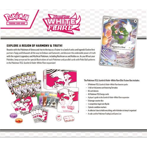 Pokémon TCG: Scarlet & Violet—Black Bolt & White Flare Elite Trainer Box (Pair - ETB) - PokéBox Australia