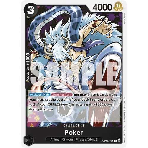 Poker (OP12 - 091) (Legacy of the Master) - PokéBox Australia
