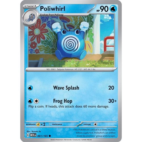 Poliwhirl (061/165) [SV: Scarlet & Violet 151] - PokéBox Australia