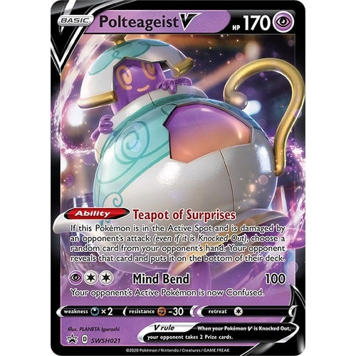 Polteageist V - SWSH021 (SWSH021) (SWSH: Sword & Shield Promo Cards) - PokéBox Australia