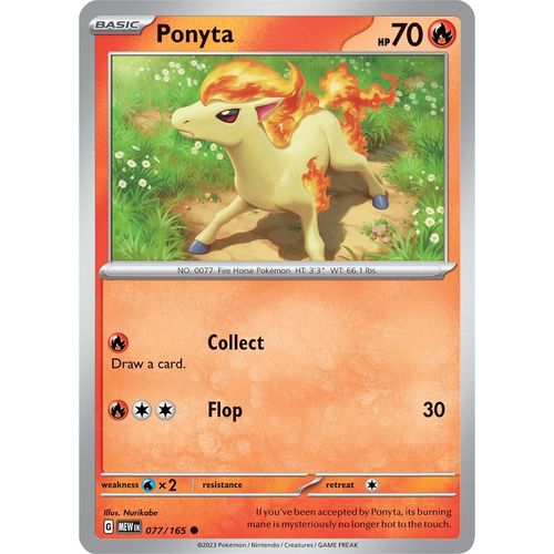 Ponyta (077/165) [SV: Scarlet & Violet 151] - PokéBox Australia