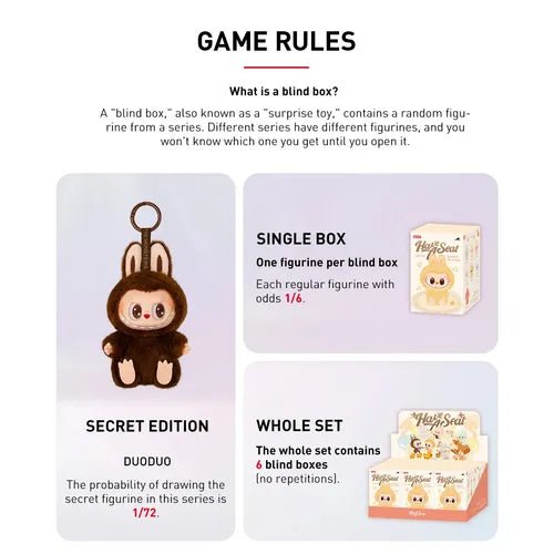 POP MART: THE MONSTERS - Have a Seat Vinyl Plush Blind Box - PokéBox Australia