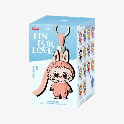 POP MART: THE MONSTERS - Pin For Love Series: Vinyl Plush Pendant Blind Box (N - Z) - PokéBox Australia