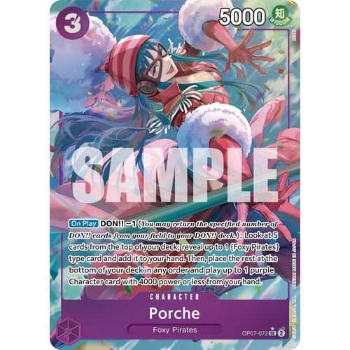 Porche (Parallel) (OP07 - 072) [500 Years in the Future] - PokéBox Australia
