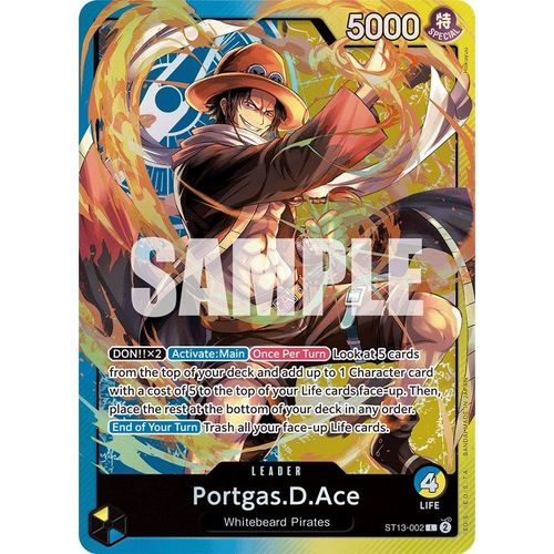 Portgas.D.Ace (002) (ST13 - 002) [Ultra Deck: The Three Brothers] - PokéBox Australia