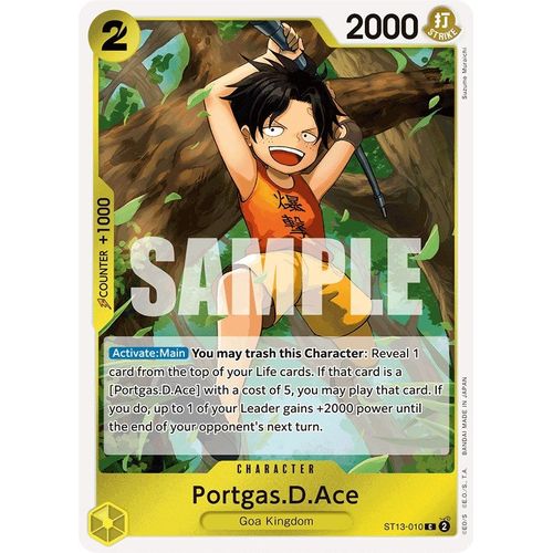 Portgas.D.Ace (010) (ST13 - 010) [Ultra Deck: The Three Brothers] - PokéBox Australia