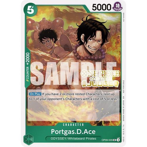 Portgas.D.Ace (Judge Pack Vol. 6) (OP09 - 035) (One Piece Promotion Cards) - PokéBox Australia