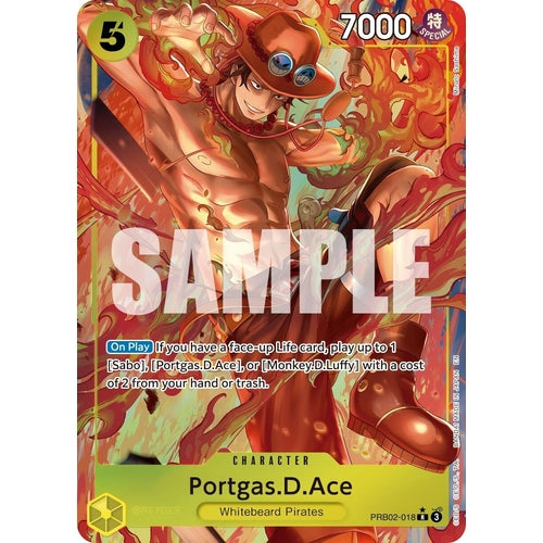 Portgas.D.Ace - PRB02 - 018 (Alternate Art) (PRB02 - 018) (Premium Booster - The Best - Vol. 2) - PokéBox Australia