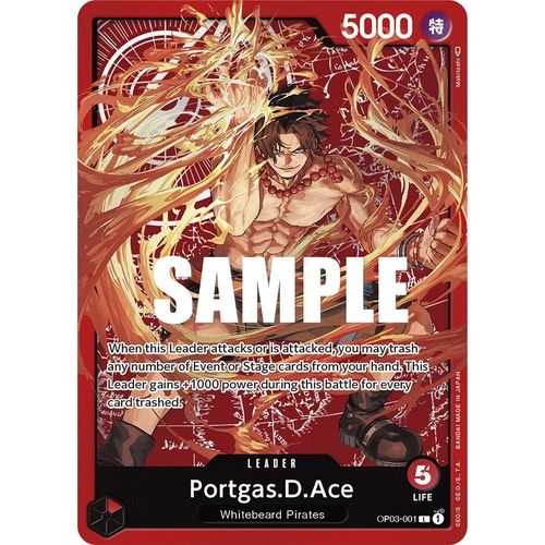 Portgas.D.Ace (Special Goods Set - Ace/Sabo/Luffy - ) (OP03 - 001) [One Piece Promotion Cards] - PokéBox Australia