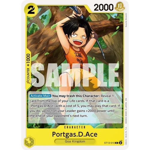 Portgas.D.Ace - ST13 - 010 (Reprint) (ST13 - 010) (Premium Booster - The Best - Vol. 2) - PokéBox Australia