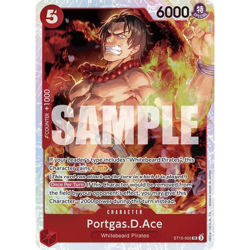 Portgas.D.Ace (ST15 - 005) [Starter Deck 15: RED Edward.Newgate] - PokéBox Australia