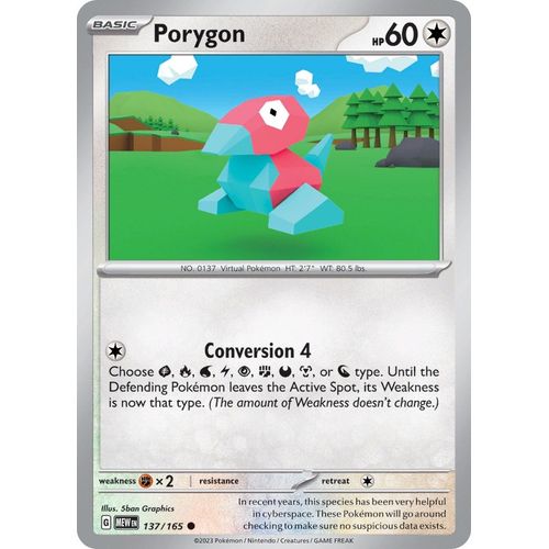 Porygon (137/165) [SV: Scarlet & Violet 151] - PokéBox Australia