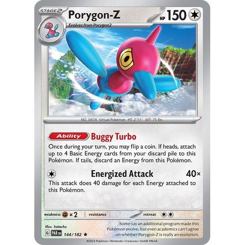 Porygon - Z (144/182) [SV04: Paradox Rift] - PokéBox Australia