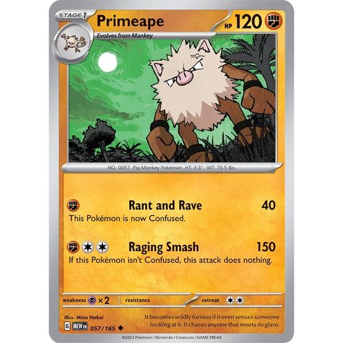 Primeape (057/165) [SV: Scarlet & Violet 151] - PokéBox Australia