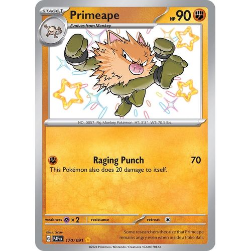Primeape (170/091) [SV: Paldean Fates] - PokéBox Australia