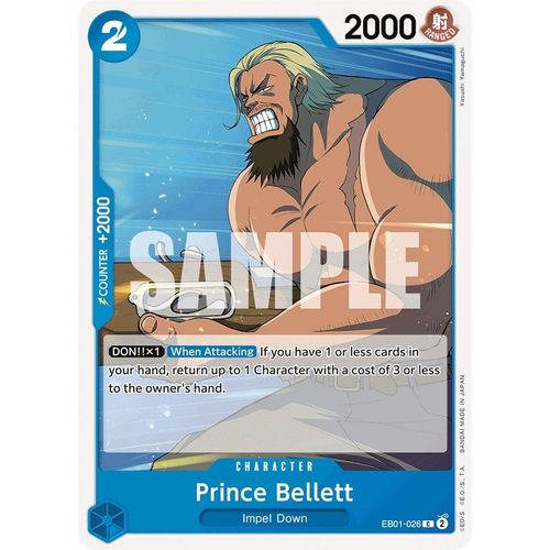 Prince Bellett (EB01 - 026) [Extra Booster: Memorial Collection] - PokéBox Australia