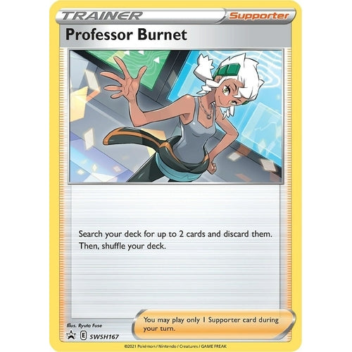 Professor Burnet - SWSH167 (SWSH167) (SWSH: Sword & Shield Promo Cards) - PokéBox Australia