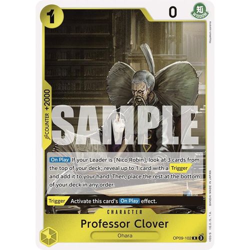 Professor Clover (OP09 - 102) [Emperors in the New World] - PokéBox Australia