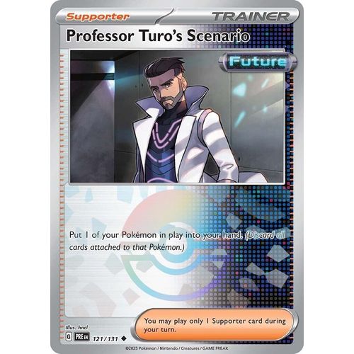 Professor Turo's Scenario (Poke Ball Pattern) (121/131) [SV: Prismatic Evolutions] - PokéBox Australia