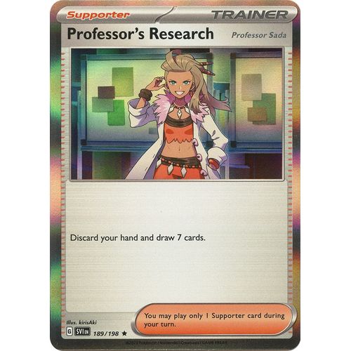 Professor's Research (189/198) [SV01: Scarlet & Violet Base Set] - PokéBox Australia