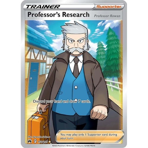 Professor's Research (Full Art) (150/159) (Crown Zenith) - PokéBox Australia
