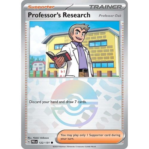 Professor's Research [Professor Oak] (Poke Ball Pattern) (122/131) [SV: Prismatic Evolutions] - PokéBox Australia