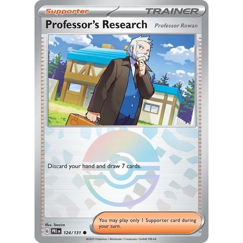 Professor's Research [Professor Rowan] (Poke Ball Pattern) (124/131) [SV: Prismatic Evolutions] - PokéBox Australia