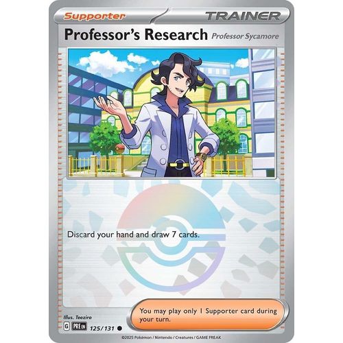 Professor's Research [Professor Sycamore] (Poke Ball Pattern) (125/131) [SV: Prismatic Evolutions] - PokéBox Australia