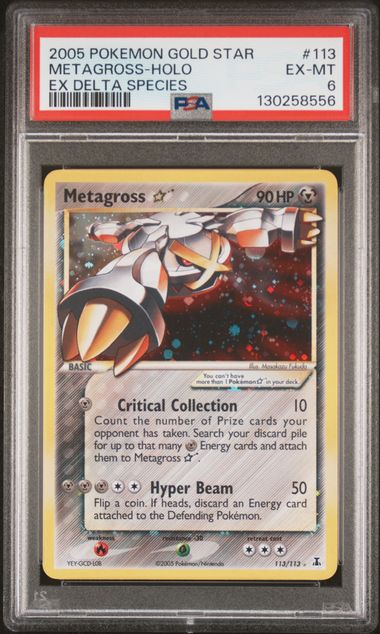 PSA EX - MT 6 - METAGROSS - HOLO EX DELTA SPECIES 2005 POKEMON EX DELTA SPECIES - PokéBox Australia