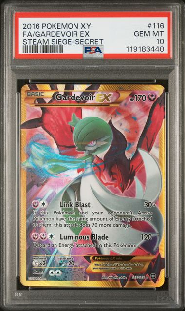 PSA GEM MT 10 - FA/GARDEVOIR EX STEAM SIEGE - SECRET 2016 POKEMON XY STEAM SIEGE - PokéBox Australia