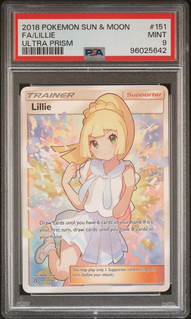 PSA MINT 9 - FA/LILLIE ULTRA PRISM 2018 POKEMON SUN & MOON ULTRA PRISM - PokéBox Australia